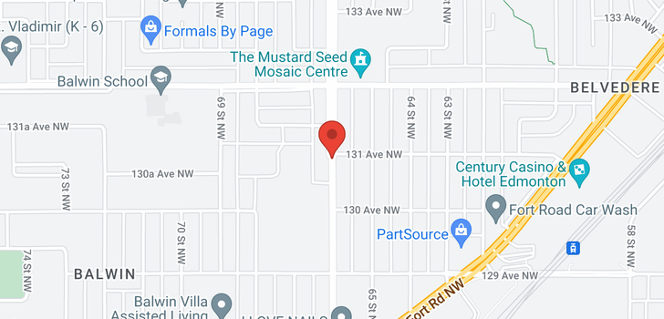 map of 13042 66 ST NW